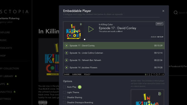 Introducing Disctopia’s New Video Podcast Embed Player